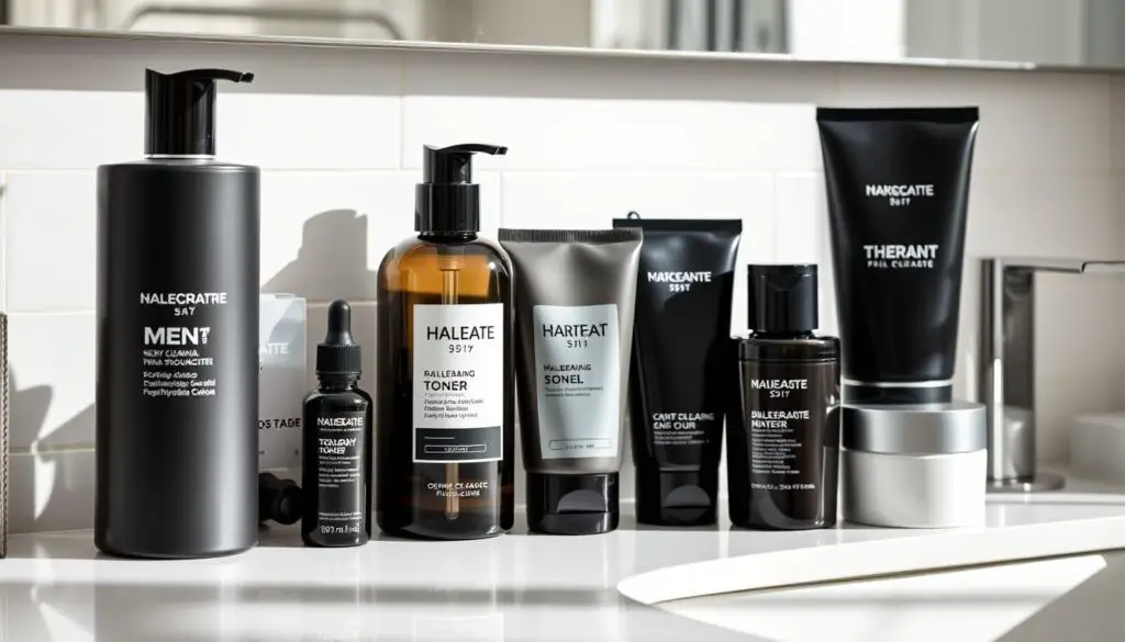 Men's Skincare Product Selection