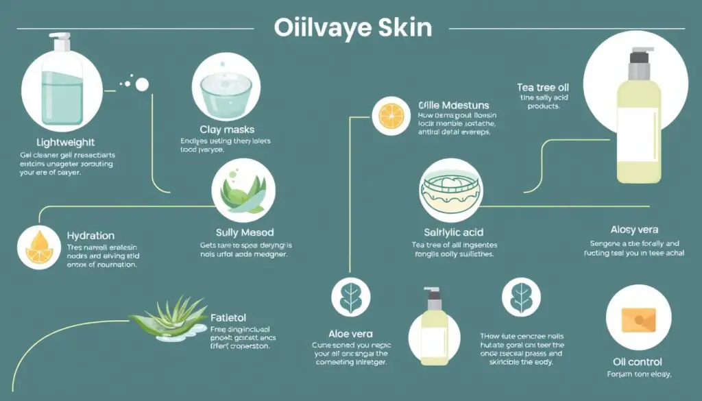 Oily Skin Care Tips Infographic