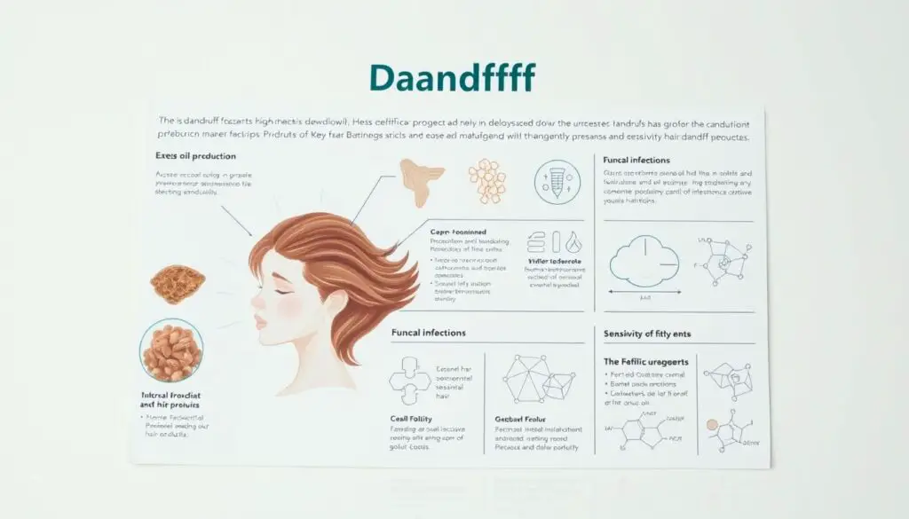 Dandruff Causes Infographic