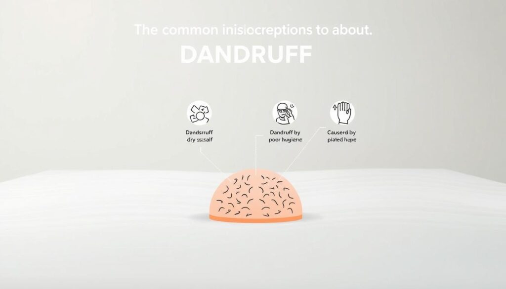 Dandruff Misconceptions Infographic