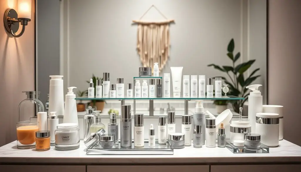 Skincare Product Organization