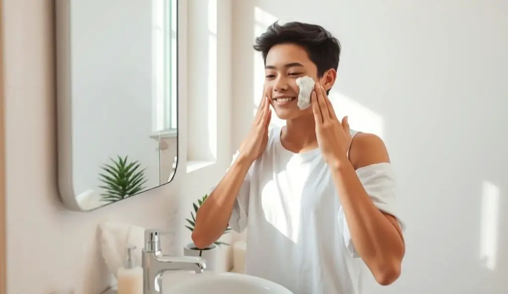 Face Cleansing Technique for Beginners